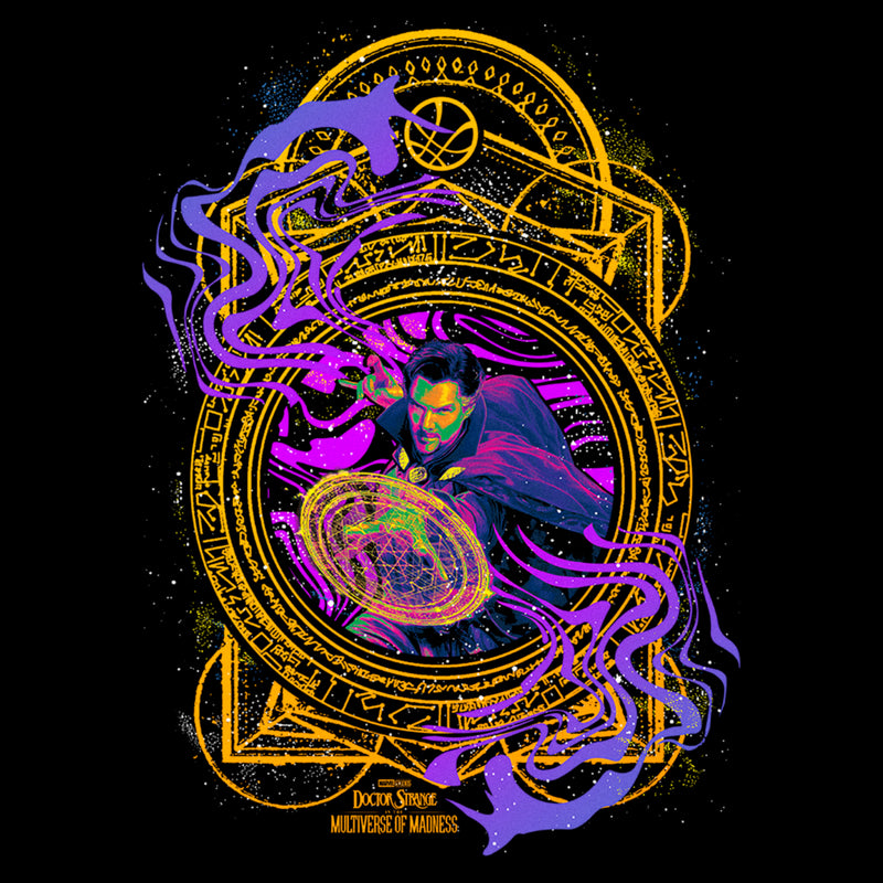 Women's Marvel Doctor Strange in the Multiverse of Madness Neon Magic T-Shirt