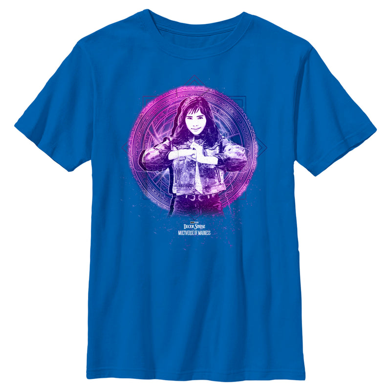 Boy's Marvel Doctor Strange in the Multiverse of Madness Celestial America Chavez T-Shirt