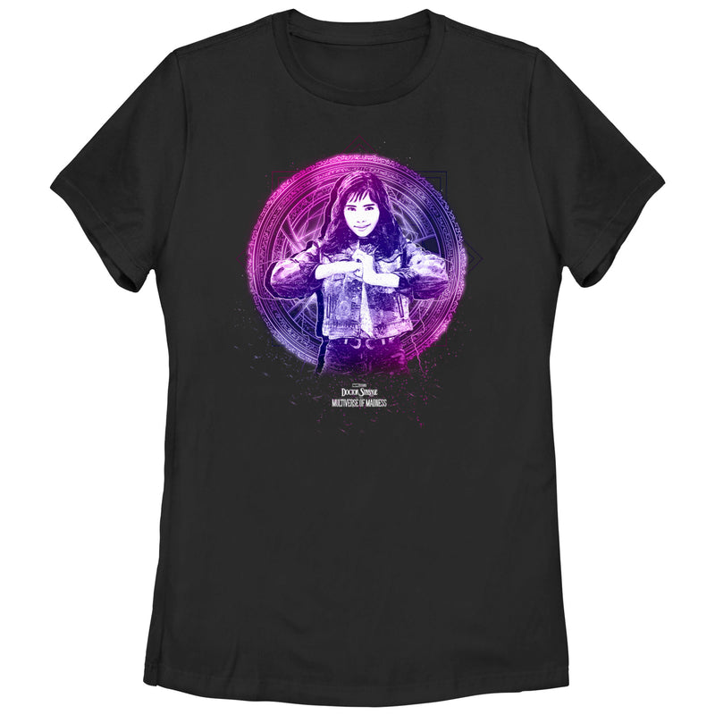 Women's Marvel Doctor Strange in the Multiverse of Madness Celestial America Chavez T-Shirt
