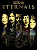 Boy's Marvel Eternals Panel Portraits T-Shirt