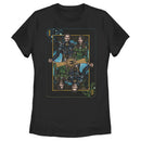 Women's Marvel Eternals Ikaris and Sersi Playing Card T-Shirt