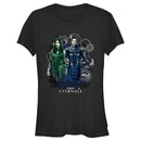 Junior's Marvel Eternals Ikaris and Sersi Portrait T-Shirt