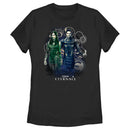 Women's Marvel Eternals Ikaris and Sersi Portrait T-Shirt