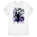 Women's Marvel Hawkeye Clint Barton Bow Ready Paint Splatter T-Shirt