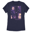 Women's Marvel Hawkeye Purple Panels T-Shirt