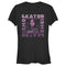 Junior's Marvel Hawkeye Kate Bishop Purple Portrait T-Shirt