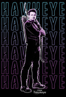 Men's Marvel Hawkeye Name Stack T-Shirt