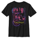 Boy's Marvel Hawkeye and Kate Bishop Distressed T-Shirt