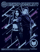 Junior's Marvel Hawkeye Kate Bishop Security T-Shirt