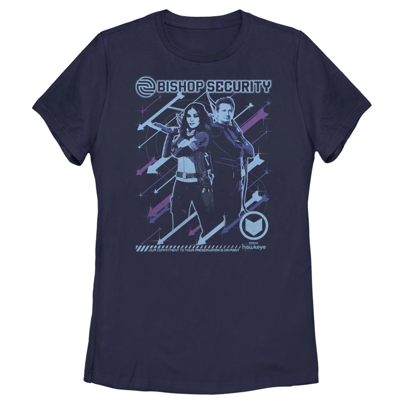 Women's Marvel Hawkeye Kate Bishop Security T-Shirt