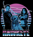 Women's Marvel Hawkeye Partners and Family Retro T-Shirt