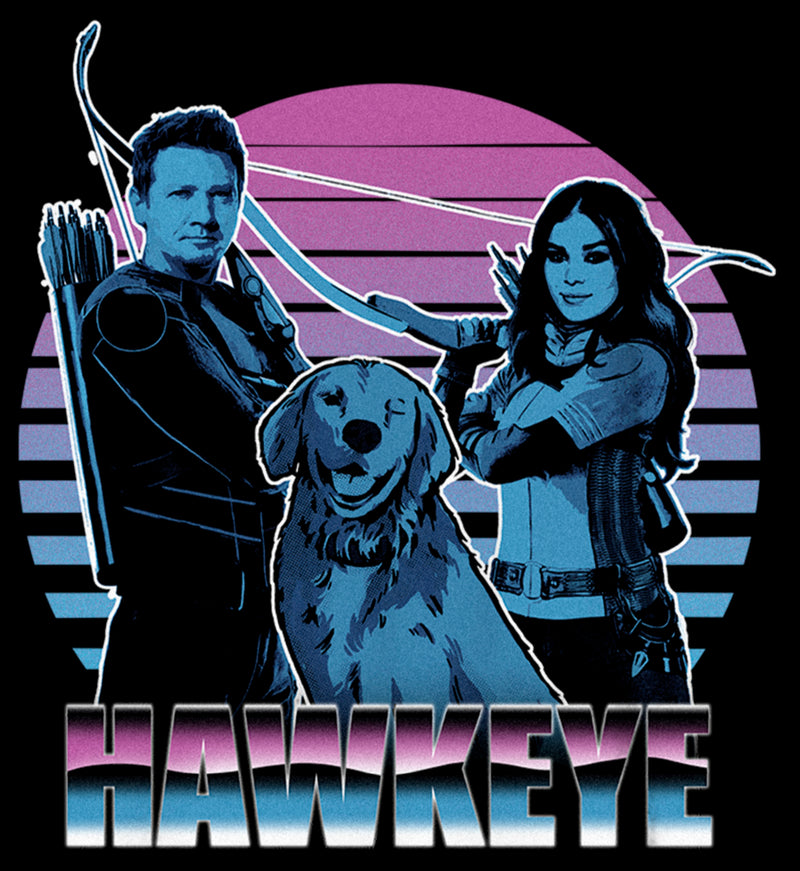 Boy's Marvel Hawkeye Partners and Family Retro T-Shirt