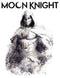 Men's Marvel: Moon Knight Watercolor Portrait T-Shirt