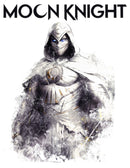 Women's Marvel: Moon Knight Watercolor Portrait T-Shirt