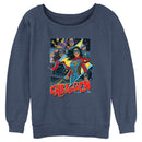 Junior's Marvel: Ms. Marvel Retro Kamala Embiggen Sweatshirt