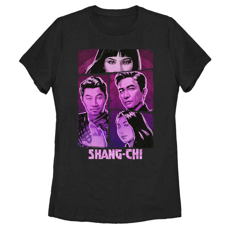 Women's Marvel Shang-Chi and the Legend of the Ten Rings Panel Portraits T-Shirt
