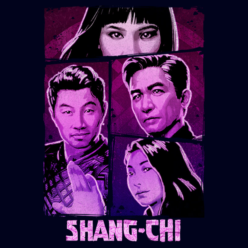Junior's Marvel Shang-Chi and the Legend of the Ten Rings Panel Portraits T-Shirt