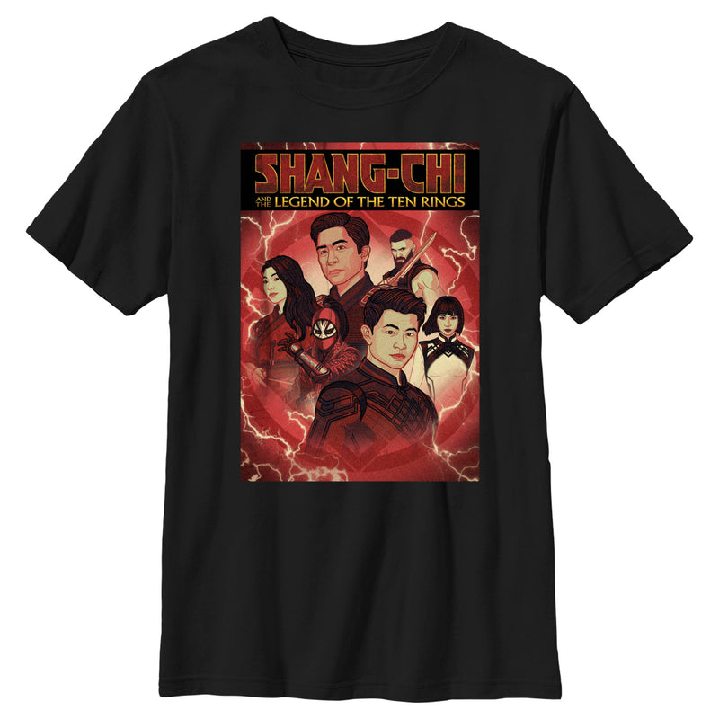Boy's Marvel Shang-Chi and the Legend of the Ten Rings Poster T-Shirt