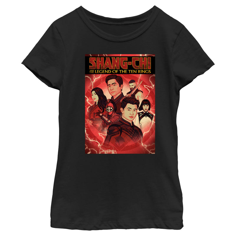 Girl's Marvel Shang-Chi and the Legend of the Ten Rings Poster T-Shirt