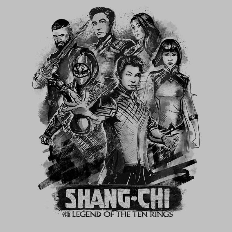 Women's Marvel Shang-Chi and the Legend of the Ten Rings Group Sketch T-Shirt