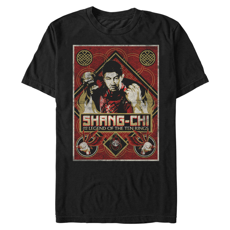 Men's Marvel Shang-Chi and the Legend of the Ten Rings Distressed Poster T-Shirt
