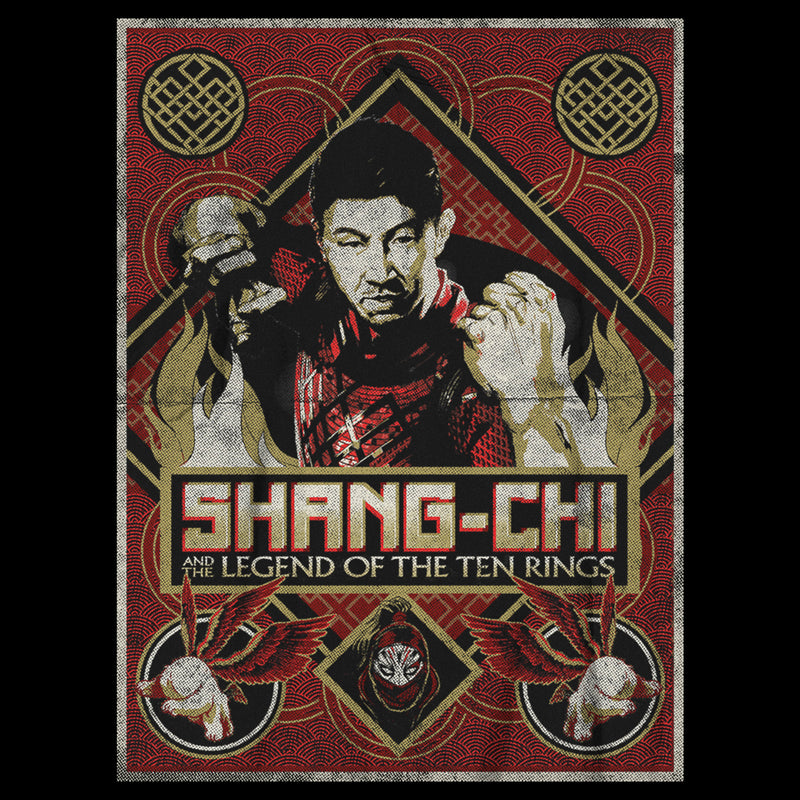 Boy's Marvel Shang-Chi and the Legend of the Ten Rings Distressed Poster T-Shirt