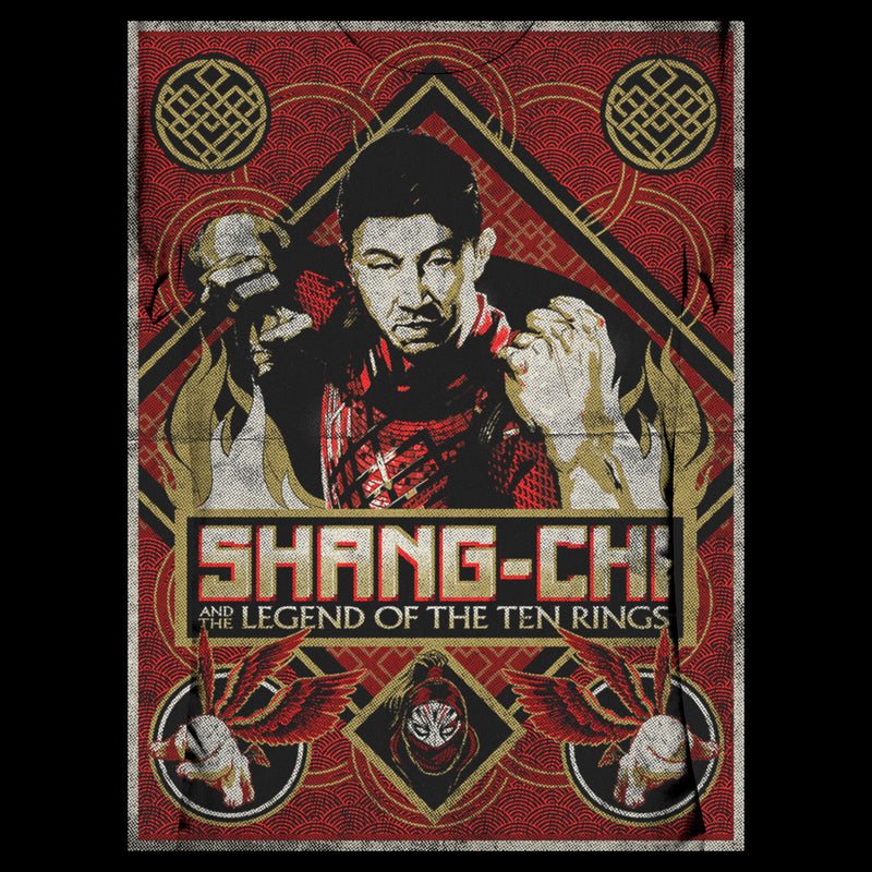 Junior's Marvel Shang-Chi and the Legend of the Ten Rings Distressed Poster T-Shirt