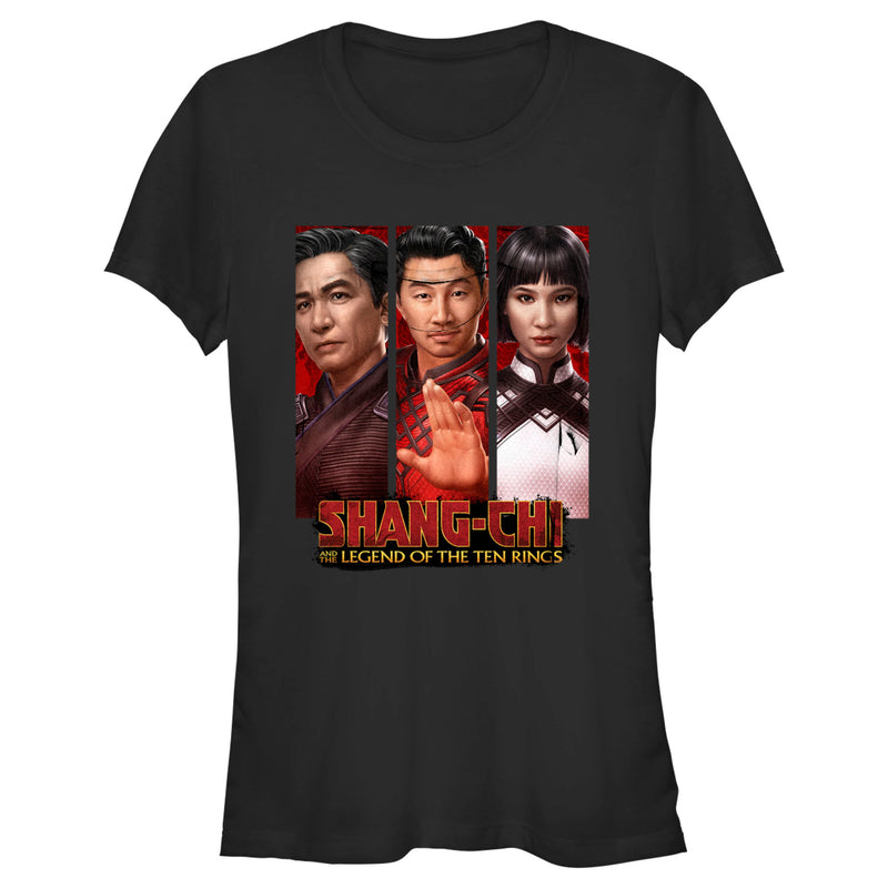 Junior's Marvel Shang-Chi and the Legend of the Ten Rings Family Panels T-Shirt
