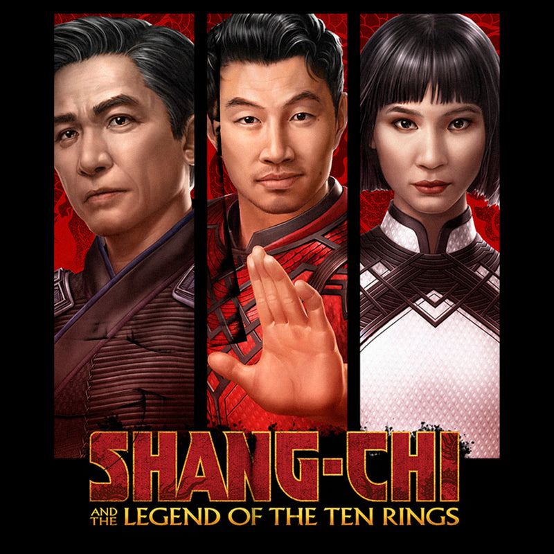 Junior's Marvel Shang-Chi and the Legend of the Ten Rings Family Panels T-Shirt