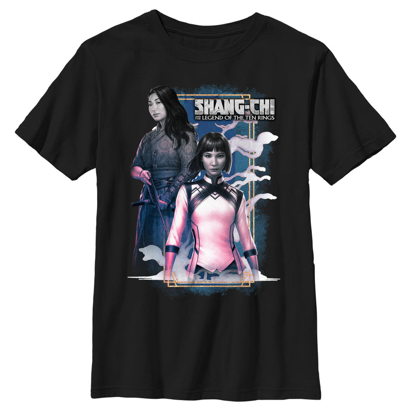 Boy's Marvel Shang-Chi and the Legend of the Ten Rings Katy Chen and Xialing T-Shirt