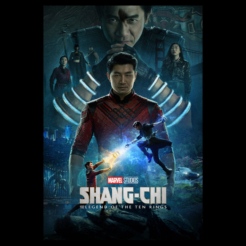 Men's Marvel Shang-Chi and the Legend of the Ten Rings Action Poster T-Shirt