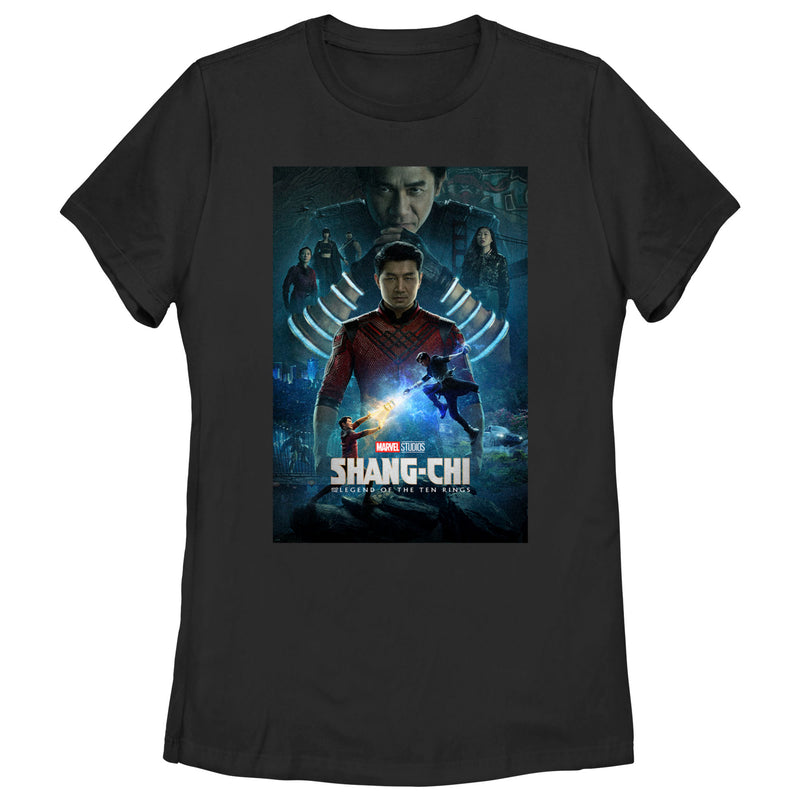 Women's Marvel Shang-Chi and the Legend of the Ten Rings Action Poster T-Shirt
