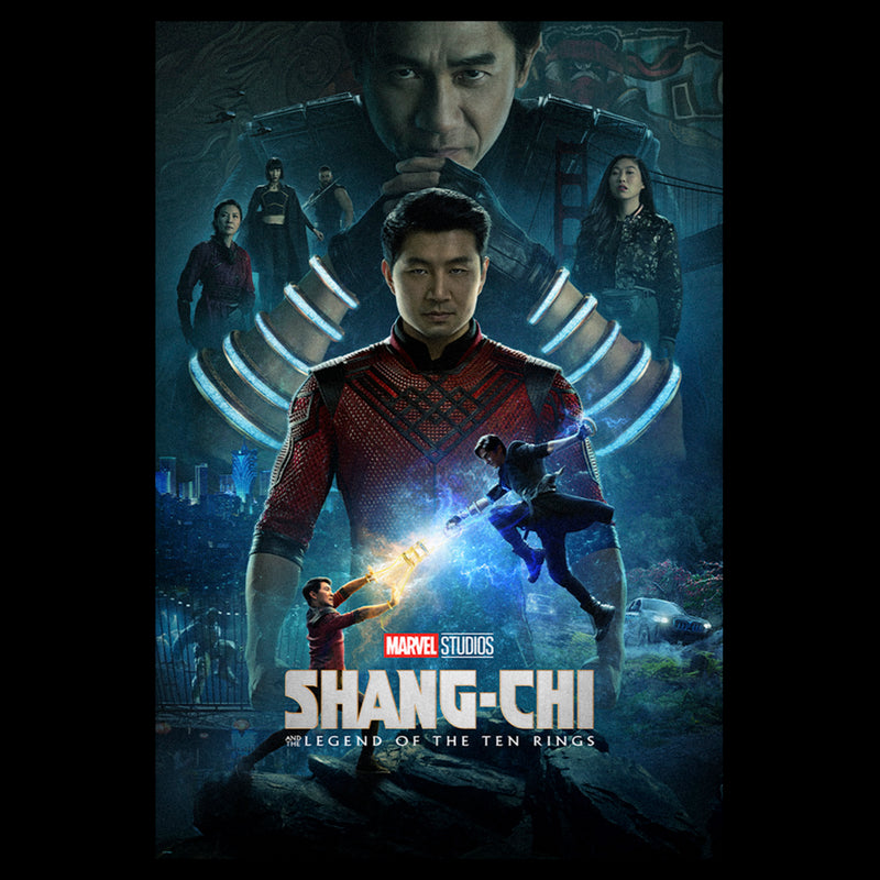 Women's Marvel Shang-Chi and the Legend of the Ten Rings Action Poster T-Shirt