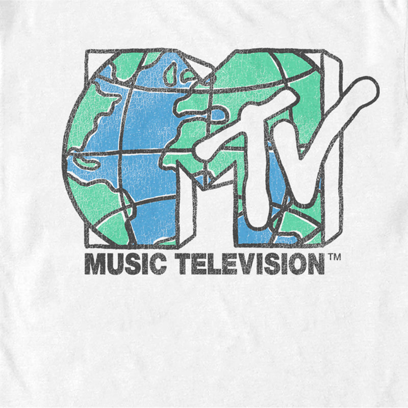 Men's MTV Distressed Earth Day Logo T-Shirt