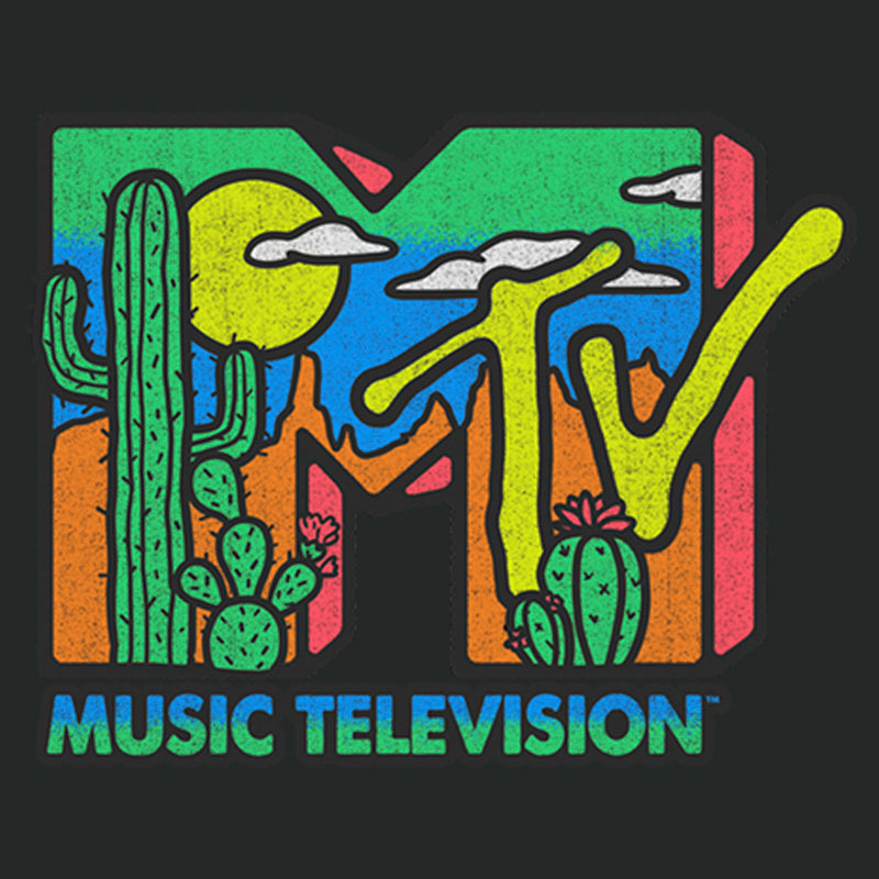 Men's MTV Colorful Desert Logo T-Shirt