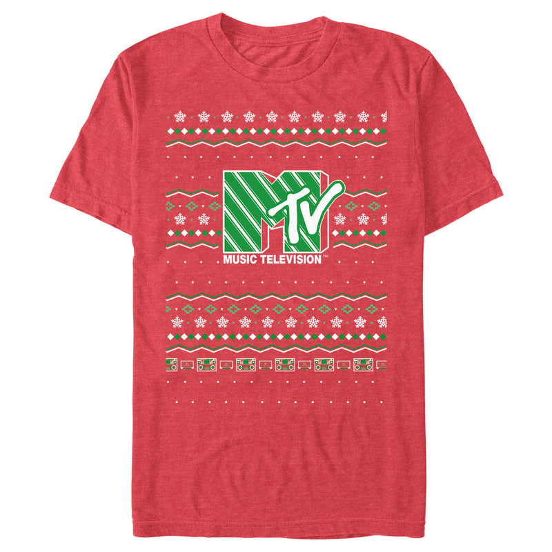 Men's MTV Ugly Sweater Logo T-Shirt