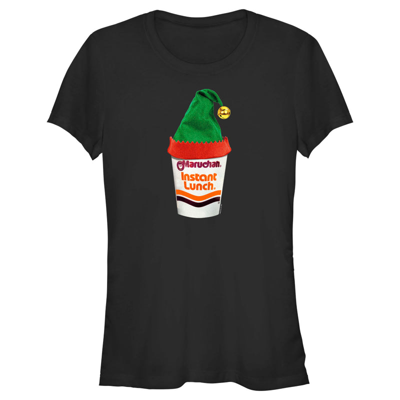 Junior's Maruchan Elf Hat Instant Lunch T-Shirt