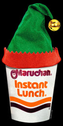 Junior's Maruchan Elf Hat Instant Lunch T-Shirt