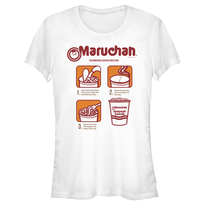 Junior's Maruchan Instant Lunch Directions T-Shirt