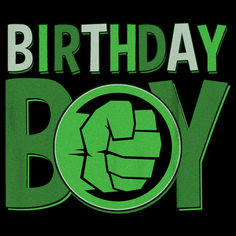 Boy's Marvel Hulk Smashing Birthday T-Shirt