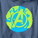 Boy's Marvel Earth Day A Symbol Pull Over Hoodie