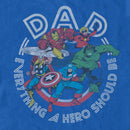 Men's Marvel Dad Everything a Hero Should Be T-Shirt