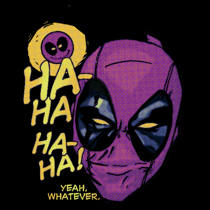 Men's Marvel: Deadpool Ha-ha Yeah, Whatever T-Shirt