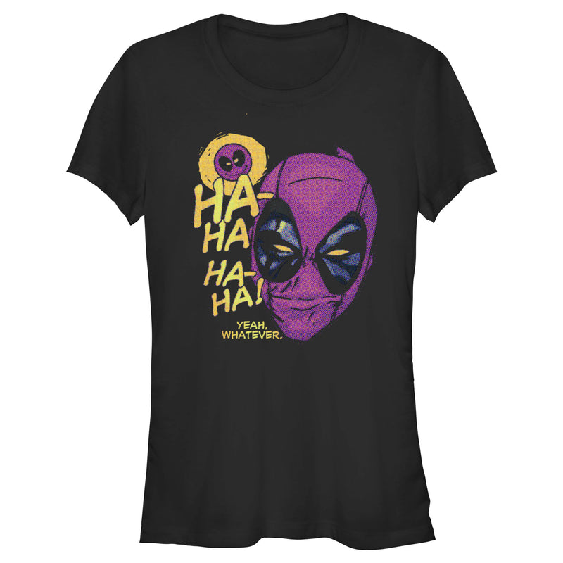 Junior's Marvel: Deadpool Ha-ha Yeah, Whatever T-Shirt