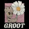 Men's Guardians of the Galaxy Groot and Flower Portrait T-Shirt