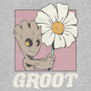 Women's Guardians of the Galaxy Groot and Flower Portrait T-Shirt