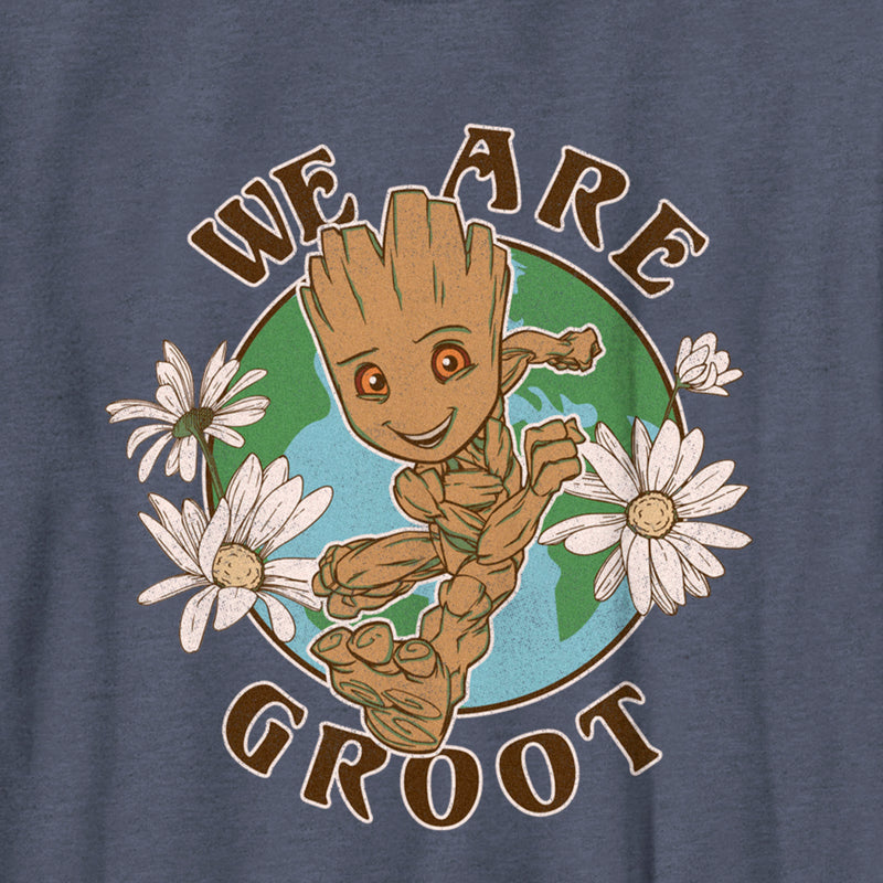 Boy's Guardians of the Galaxy Earth Day We Are Groot T-Shirt