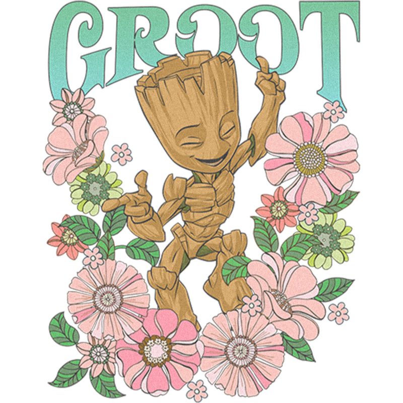 Toddler's Guardians of the Galaxy Groot Floral Dance T-Shirt