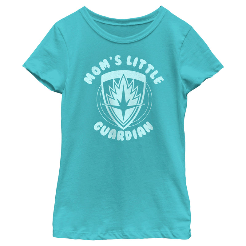 Girl's Guardians of the Galaxy Mom's Little Guardian Shield T-Shirt