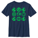 Boy's Marvel Earth Day Heroes Icons T-Shirt